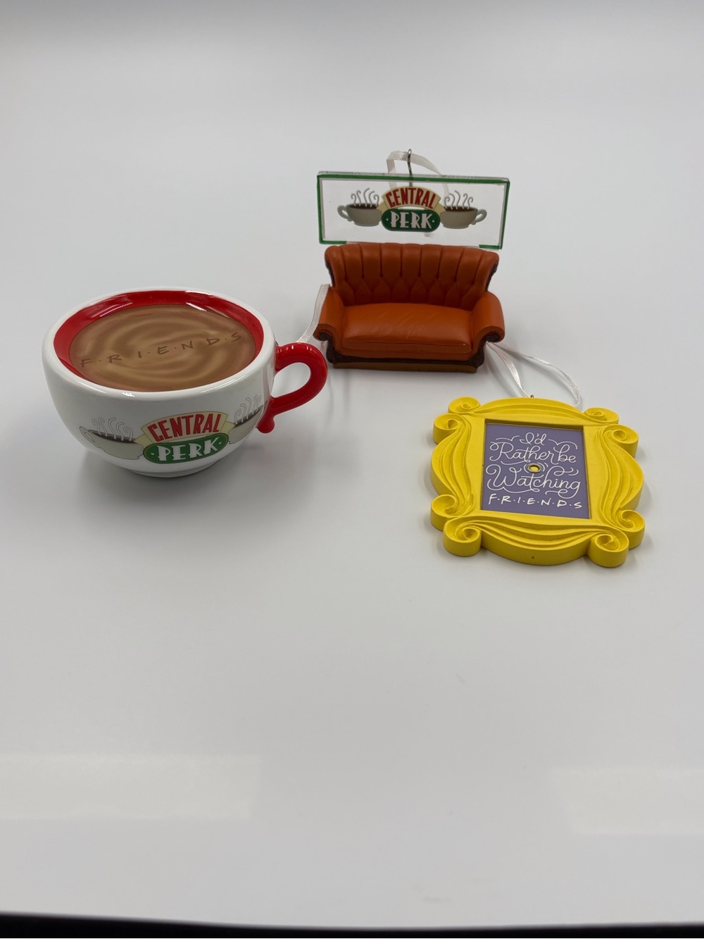 FRIENDS Central Perk Ornament Set Of Three Christmas Ornaments